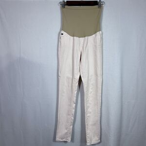 AG Adriano Goldschmied X A Pea In The Pod Pink Maternity Skinny Jeans Size 27